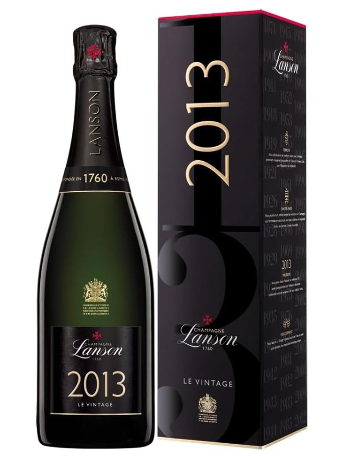 LANSON Le Vintage 2013 75cl LANSON Le Vintage 2013 75cl