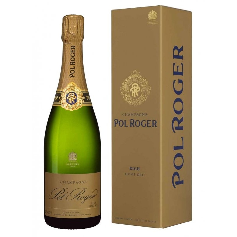 POL ROGER Rich Demi Sec 75cl - Case