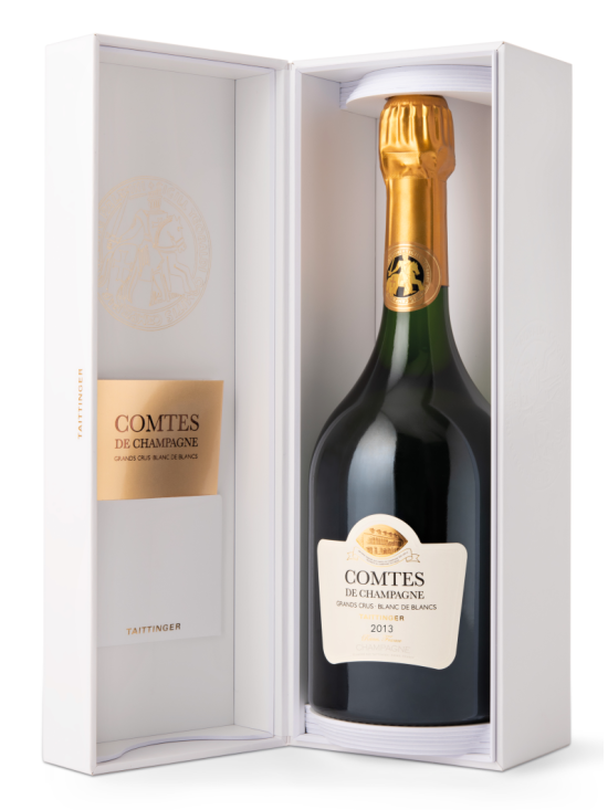 TAITTINGER Comtes de Champagne 2013 Blanc de Blancs - Coffret TAITTINGER Comtes de Champagne 2013 Blanc de Blancs - Coffret