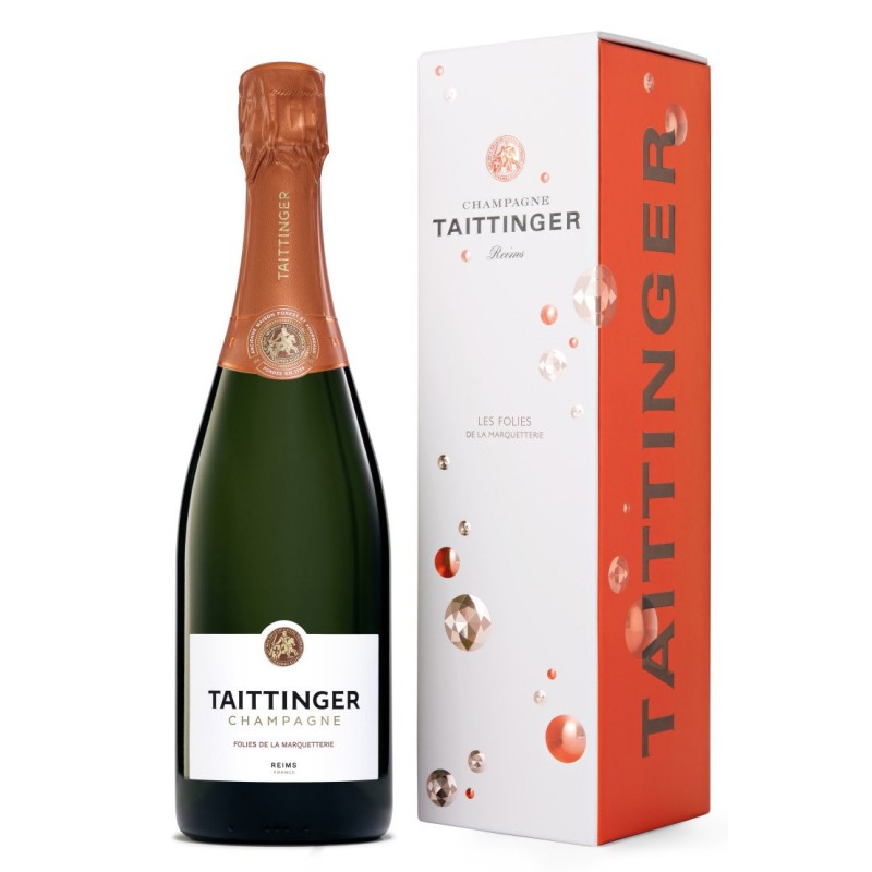 TAITTINGER Les Folies de La Marquetterie 75cl - Case