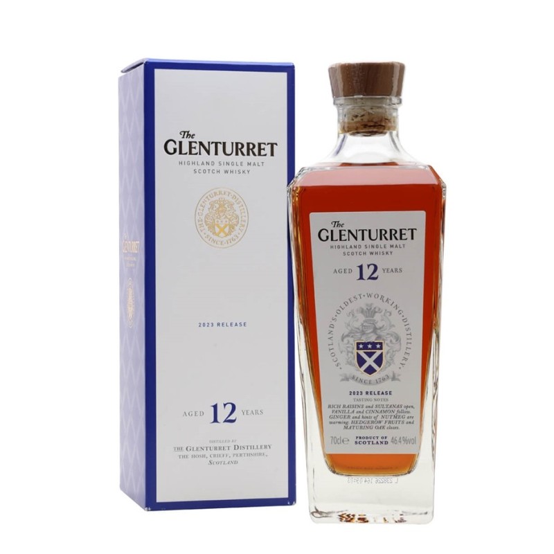 GLENTURRET 12 Ans 46.4% (Release 2023)