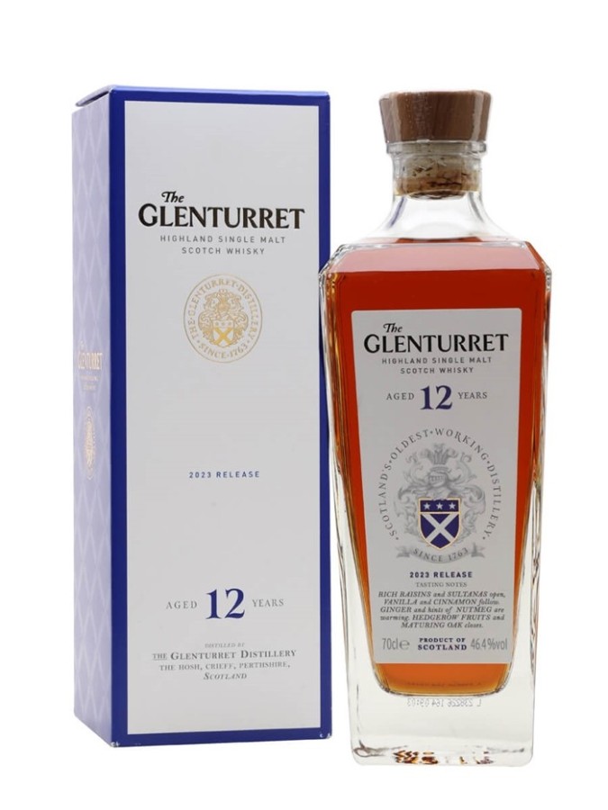 GLENTURRET 12 Ans 46.4% (Release 2023) GLENTURRET 12 Ans 46.4% (Release 2023)