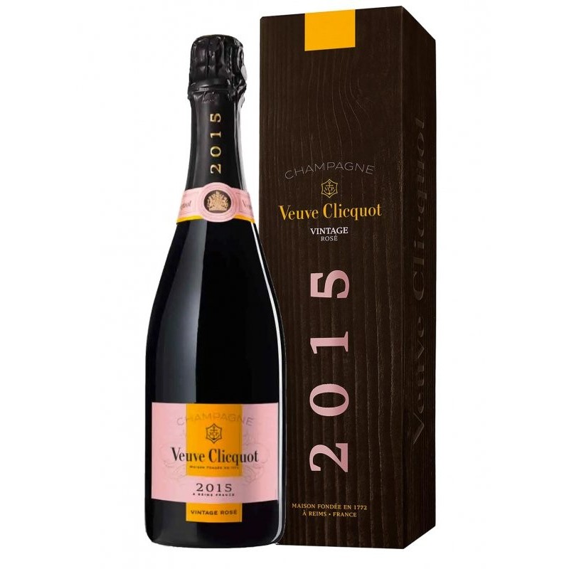 VEUVE CLICQUOT Vintage Rosé 2015 75cl - Box Set