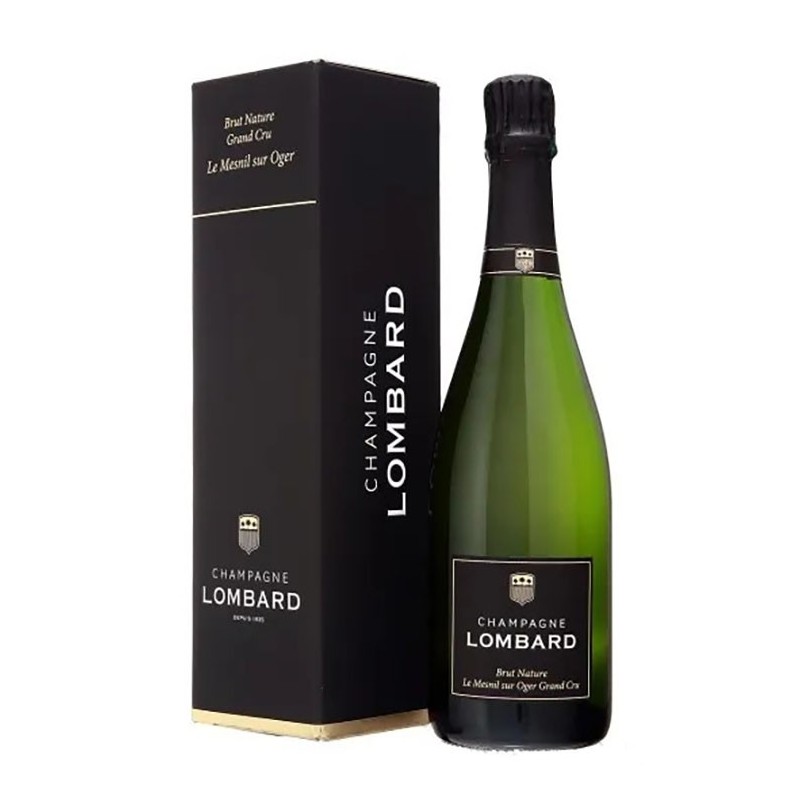 LOMBARD Blanc de Blancs Brut Nature Le Mesnil-sur-Oger Grand Cru 75cl - Case