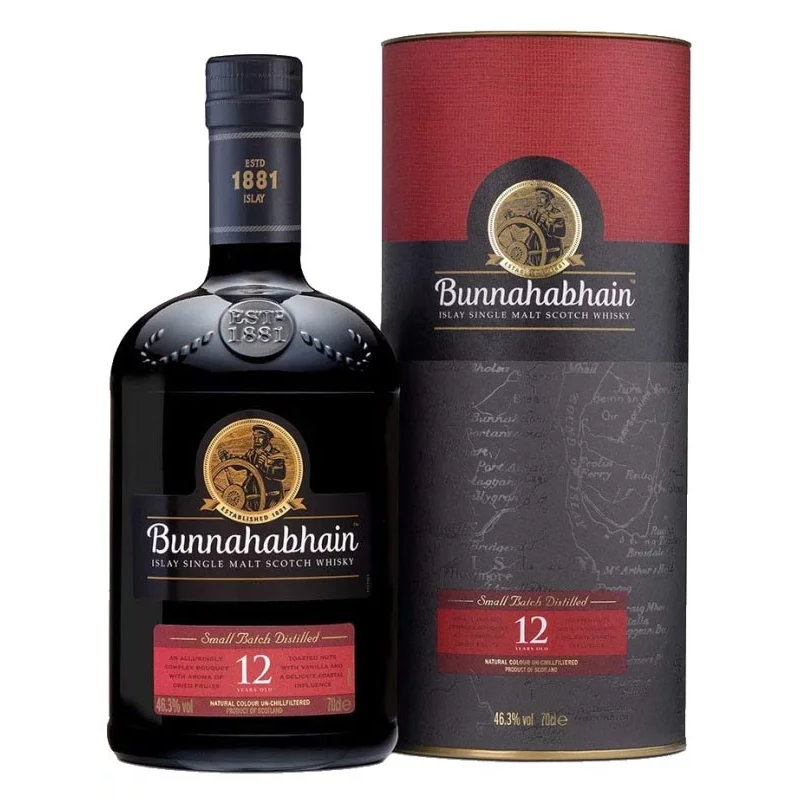 BUNNAHABHAIN 12 years Un-chillfiltered 46.3%