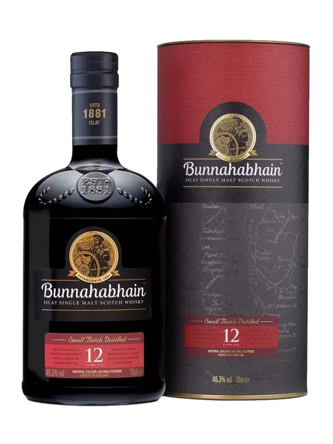 BUNNAHABHAIN 12 years Un-chillfiltered 46.3% BUNNAHABHAIN 12 years Un-chillfiltered 46.3%