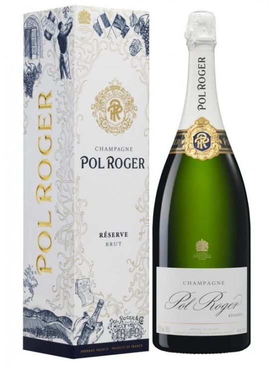 POL ROGER Brut Réserve 150cl - Magnum Etui POL ROGER Brut Réserve 150cl - Magnum Etui