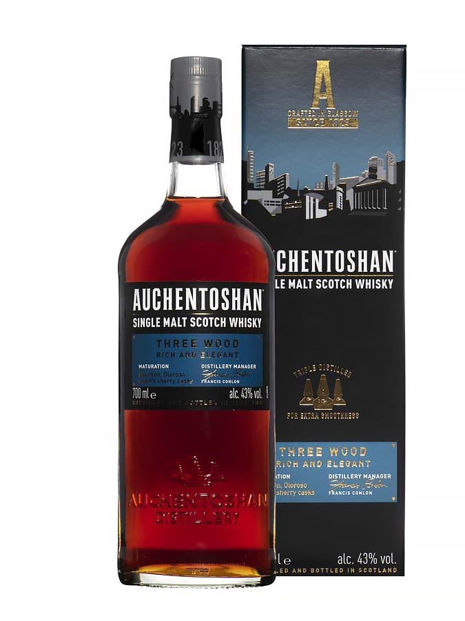 AUCHENTOSHAN Three Wood 43% AUCHENTOSHAN Three Wood 43%