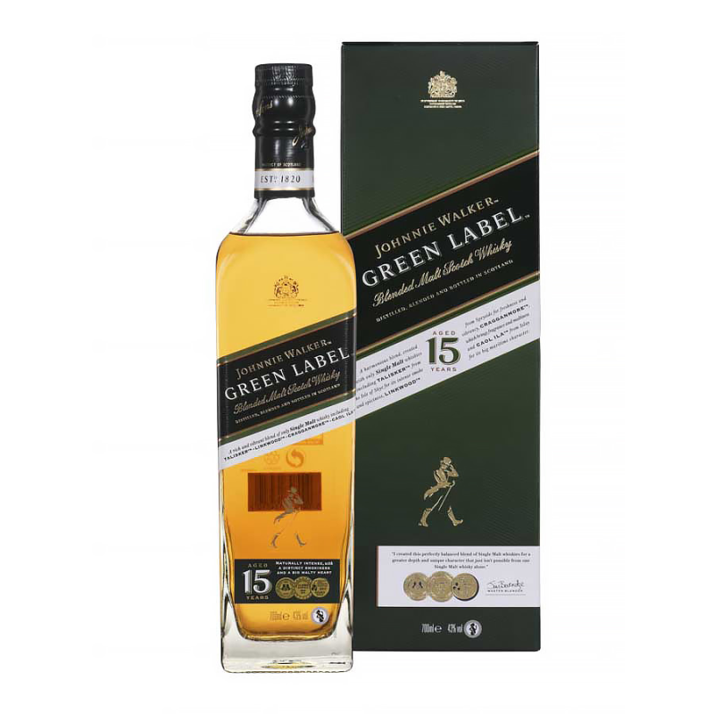 JOHNNIE WALKER 15 ans Green Label