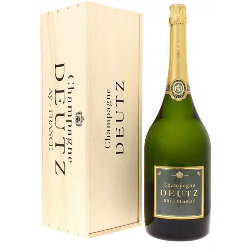 DEUTZ Brut Classic 3L Jeroboam - Wooden Box