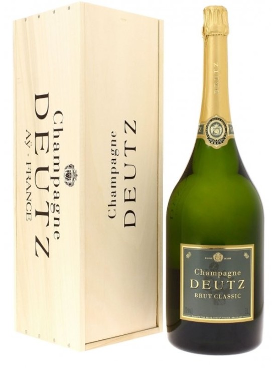 DEUTZ Brut Classic 3L Jéroboam - Coffret Bois DEUTZ Brut Classic 3L Jéroboam - Coffret Bois