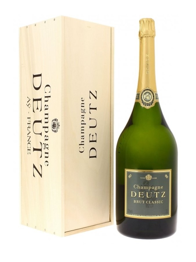DEUTZ Brut Classic 3L Jeroboam - Wooden Box DEUTZ Brut Classic 3L Jeroboam - Wooden Box