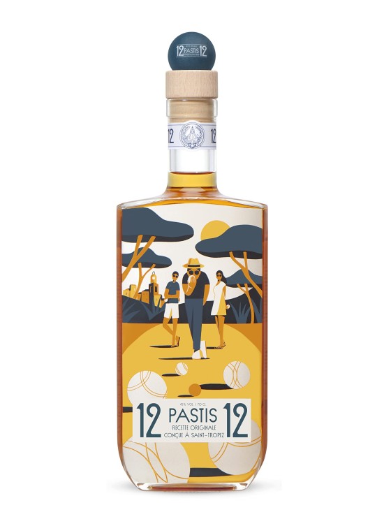 PASTIS DE SAINT-TROPEZ 12/12 édition Pétanque 45° PASTIS DE SAINT-TROPEZ 12/12 édition Pétanque 45°