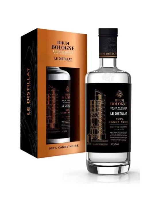 BOLOGNE Le Distillat 100% Canne Noire 70.2% (Avec coffret) BOLOGNE Le Distillat 100% Canne Noire 70.2% (Avec coffret)