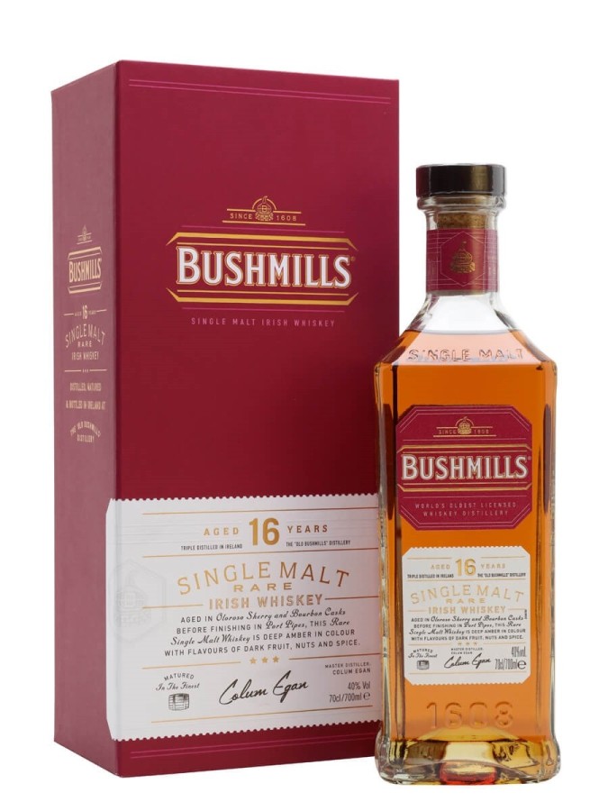 BUSHMILLS 16 ans Matured in Three Woods 40% BUSHMILLS 16 ans Matured in Three Woods 40%