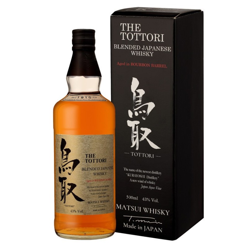 THE TOTTORI Fûts de Bourbon 43% 50cl