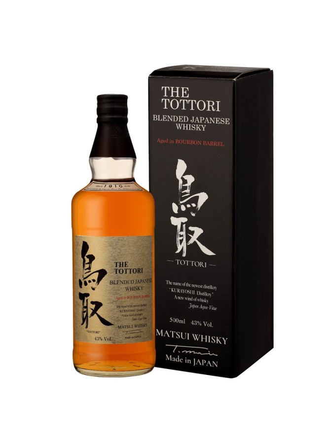 THE TOTTORI Bourbon Barrels 43% 50cl THE TOTTORI Bourbon Barrels 43% 50cl