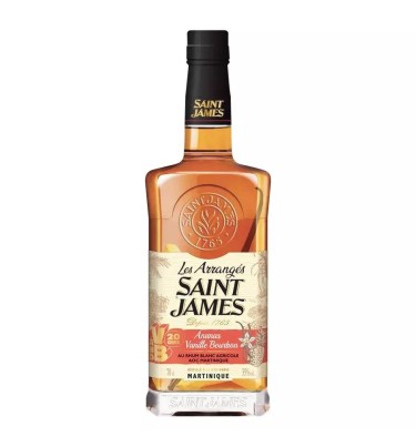 Rhum Arrangé SAINT JAMES Ananas Victoria Vanille Bourbon 35%