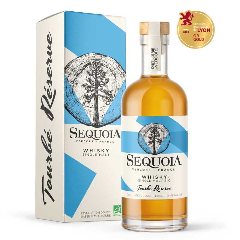 SEQUOIA Single Malt Peated Reserve 43% (With case)