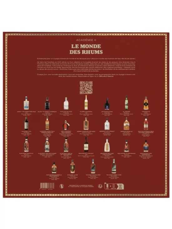 CALENDRIER DE L'AVENT Le Monde des Rhums Coffret 25 x 2cl 2025