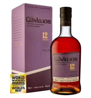 GLENALLACHIE 12 Ans 46% (Meilleur Single Malt Scotch Whisky 2025 du Monde)