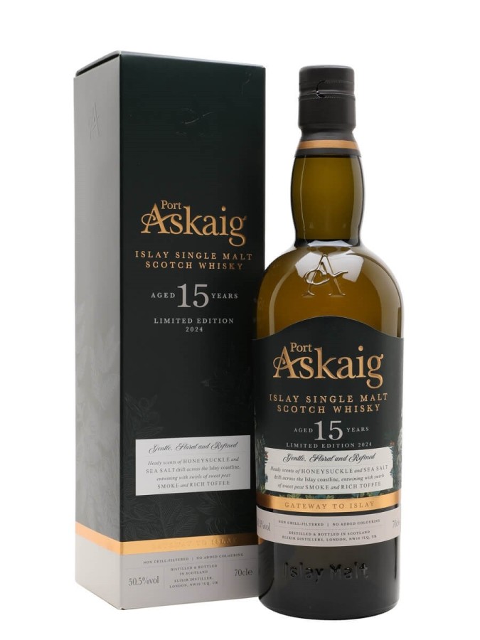 PORT ASKAIG 15 years 50.50% Limited Edition (With case) PORT ASKAIG 15 years 50.50% Limited Edition (With case)