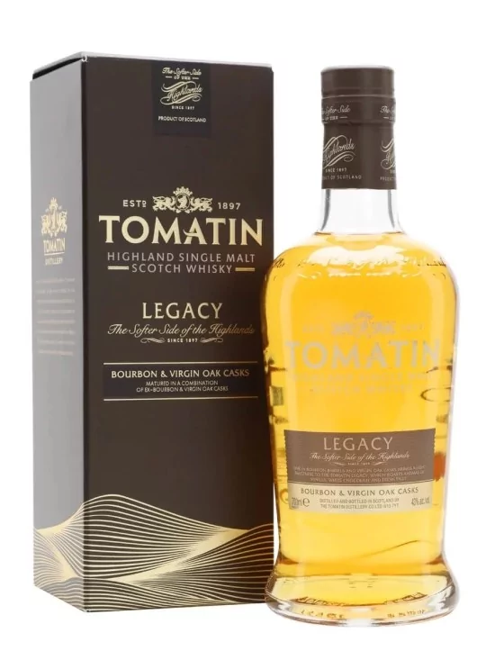 TOMATIN Legacy Bourbon and Virgin Oak 43% (New Édition)