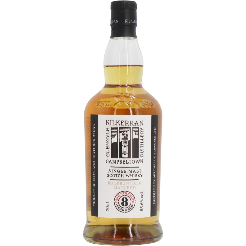 KILKERRAN 8 ans Bourbon Brut de Fût 55.60% (batch 11)