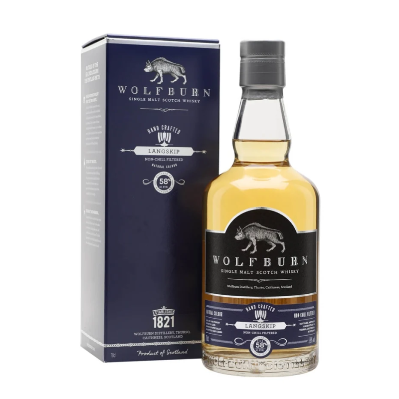 WOLFBURN Langskip Cask Strength 58% 70cl