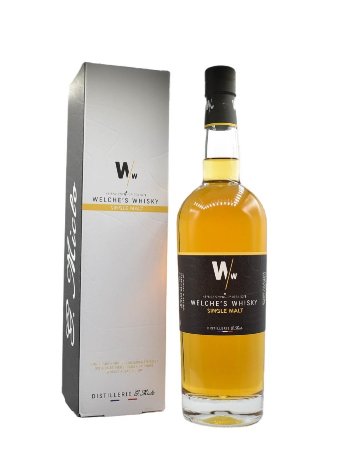 WELCHE'S WHISKY Single Malt Bourgogne 43% WELCHE'S WHISKY Single Malt Bourgogne 43%