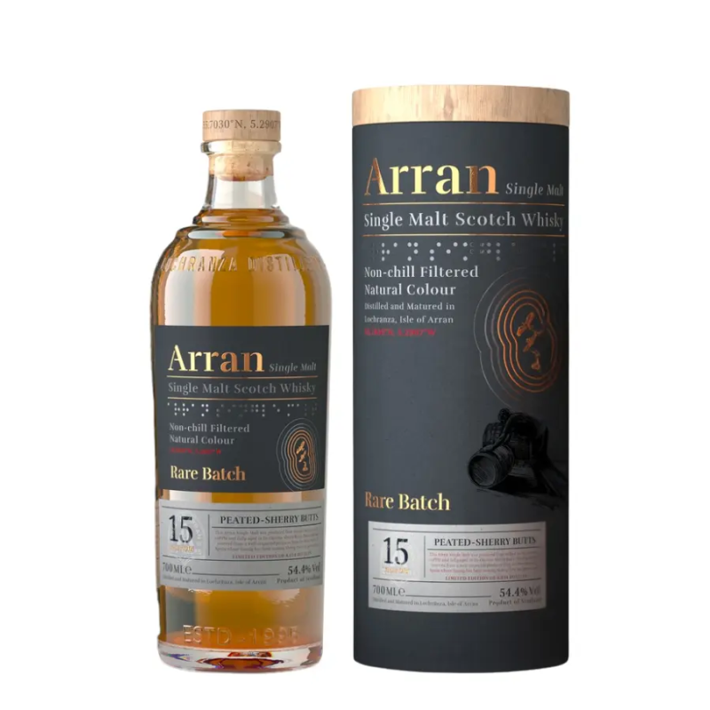 ARRAN 15 ans Peated Sherry Butts Rare Batch 54.4%