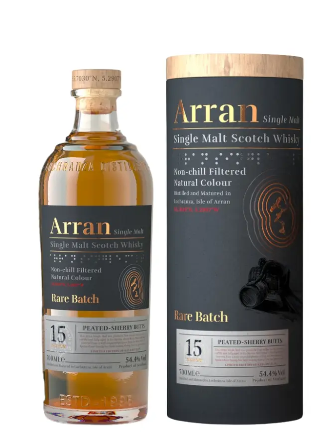 ARRAN 15 ans Peated Sherry Butts Rare Batch 54.4% ARRAN 15 ans Peated Sherry Butts Rare Batch 54.4%