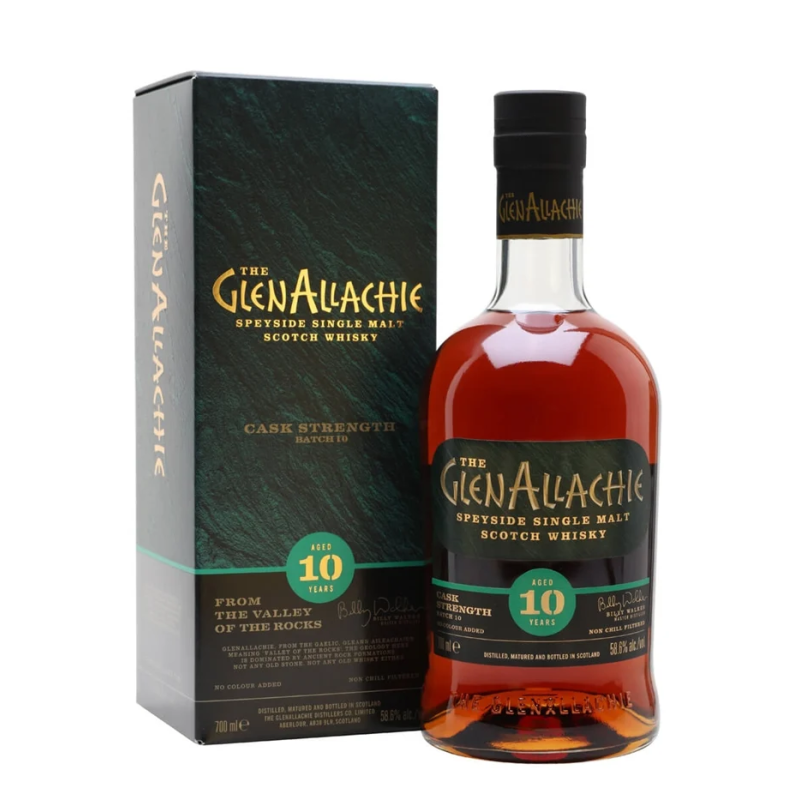 GLENALLACHIE 10 Ans Cask Strength 58.6% (batch 10)