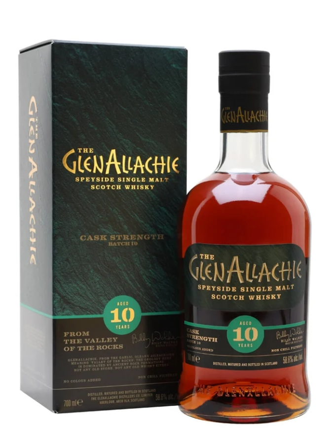 GLENALLACHIE 10 Ans Cask Strength 58.6% (batch 10)