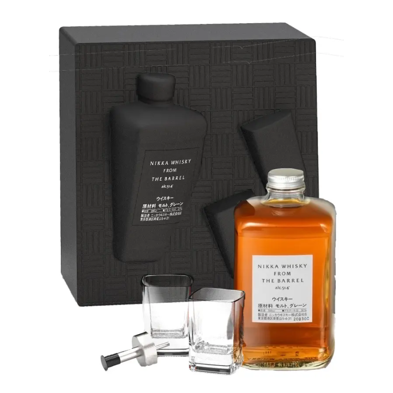 NIKKA From the Barrel Silhouette Box 2024 2 Glasses & Pourer 51.4%