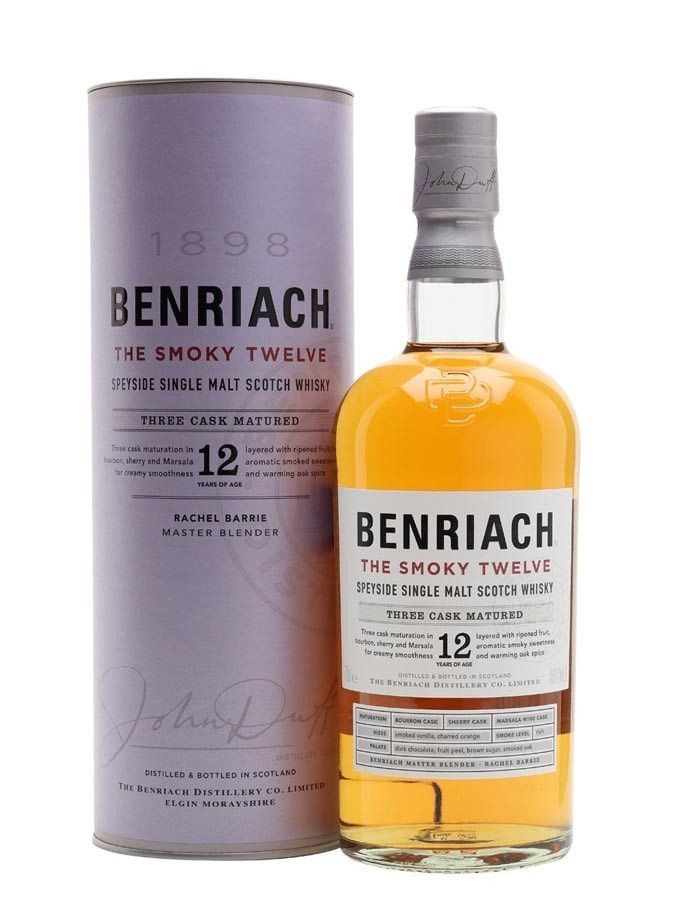BENRIACH The Smoky Twelve 12 Ans 46% BENRIACH The Smoky Twelve 12 Ans 46%