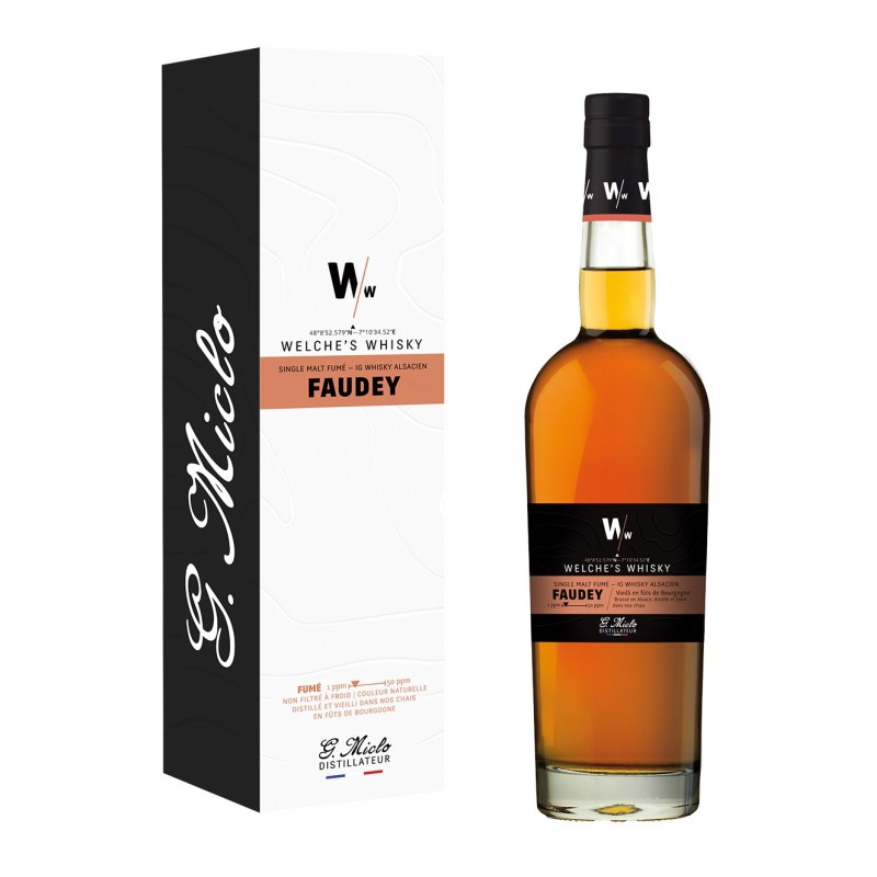 WELCHE’S WHISKY "Faudey" Single Malt Fumé 43%