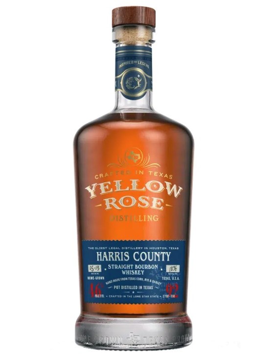 YELLOW ROSE Harris County Bourbon 46%