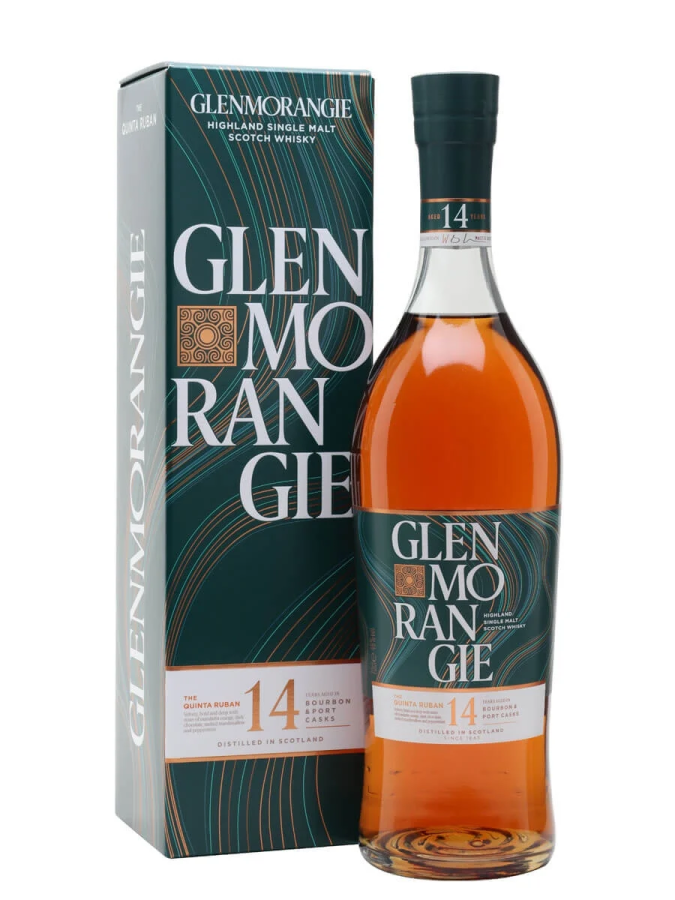 GLENMORANGIE 14 years Quinta Ruban 46% GLENMORANGIE 14 years Quinta Ruban 46%