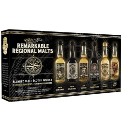 REMARKABLE REGIONAL MALTS Coffret 6 x 5 cl D.Laing 46,3%