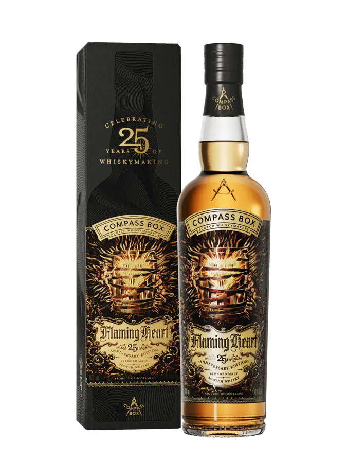 FLAMING HEART 25th Anniversary Compass Box 2025 48.90% FLAMING HEART 25th Anniversary Compass Box 2025 48.90%