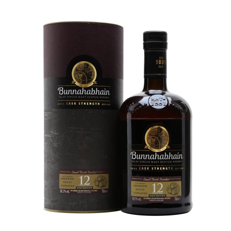 BUNNAHABHAIN 12 ans Cask Strength 2023 60.1%