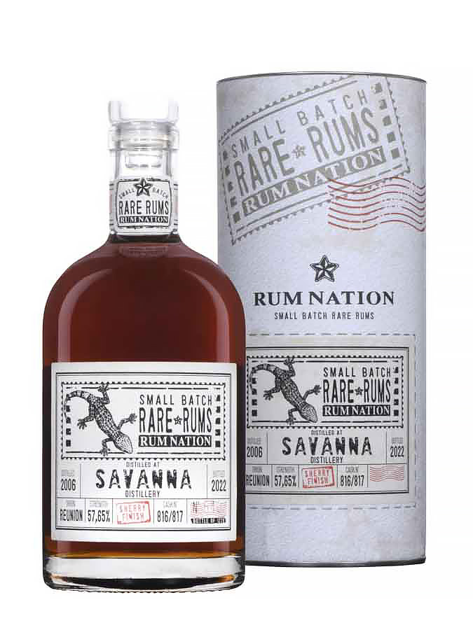RUM NATION 2006 Savanna Traditional Sherry Finish 57.65% RUM NATION 2006 Savanna Traditional Sherry Finish 57.65%