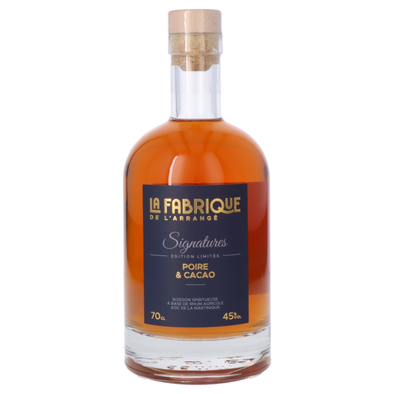 Rhum Arrangé LA FABRIQUE DE L'ARRANGÉ Signatures Poire Cacao