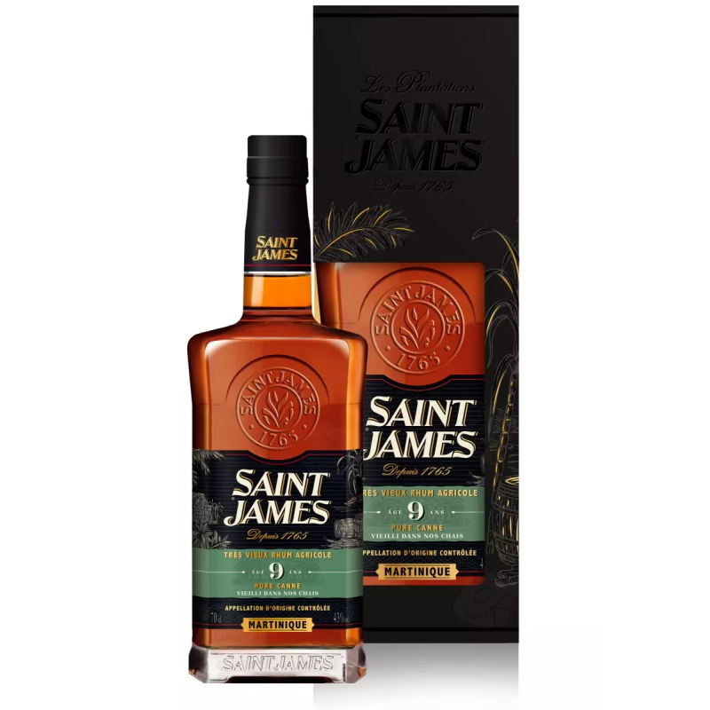 SAINT JAMES Very Old Rum 9 Years 43%