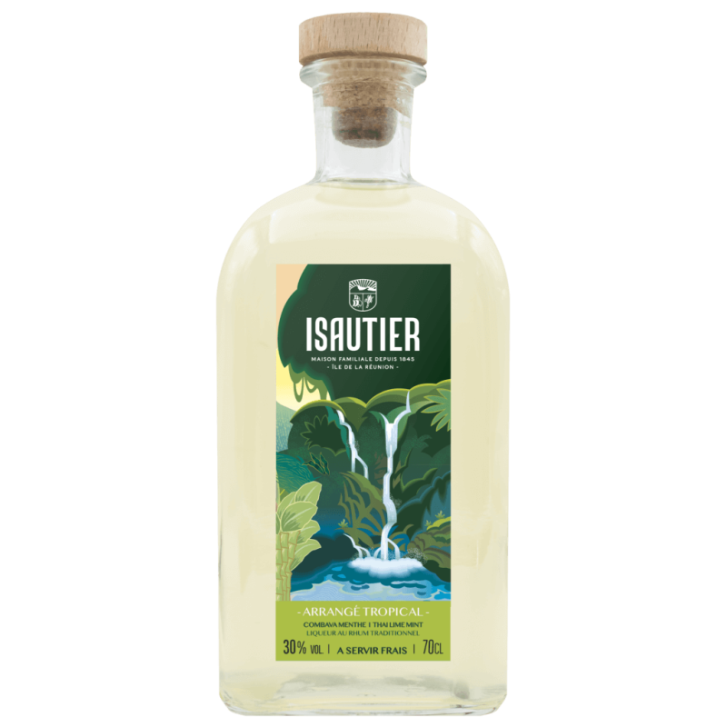 ISAUTIER Tropical Combava Mint Arranged Rum 30% 70cl