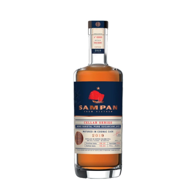 SAMPAN Cellar Series 2019 Cognac Cask 44.9% (With case)