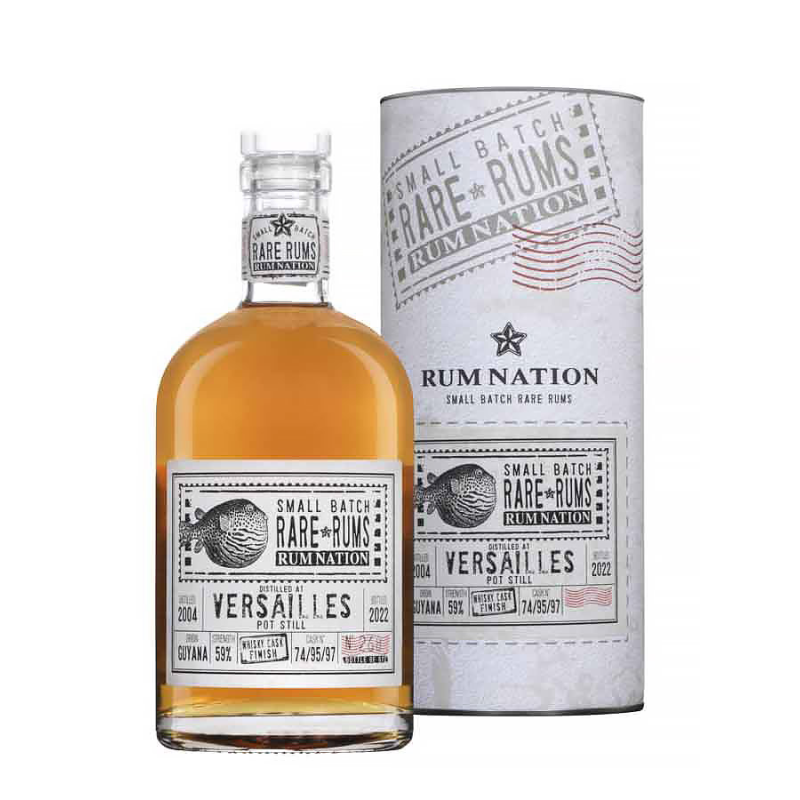 RUM NATION 2004 18 Ans Versailles Whisky Finish 59%