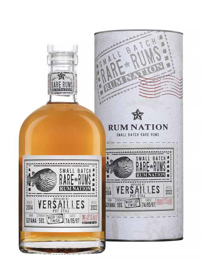 RUM NATION 2004 18 Ans Versailles Whisky Finish 59% RUM NATION 2004 18 Ans Versailles Whisky Finish 59%