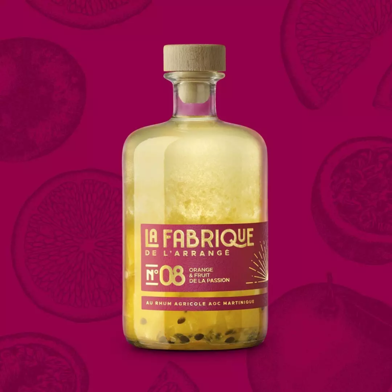 Arranged Rum LA FABRIQUE DE L'ARRANGEMENT N°8 Orange & Passion Fruit 32%